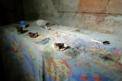 Катівня в пансіонаті біля Святогірської лаври, 15 жовтня. Катівня в пансіонаті біля Святогірської лаври, 15 жовтня.