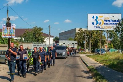 опрощалися із водієм-сапером Юрієм Онацьким