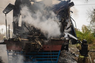 Удар по електричці у Харкові Удар по електричці у Харкові