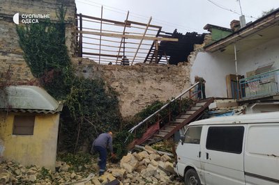 В Одесі обвалилася стіна будинку