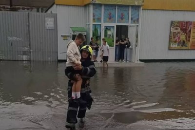 Негода на Житомирщині: рятувальники ліквідовують наслідки Негода на Житомирщині: рятувальники ліквідовують наслідки