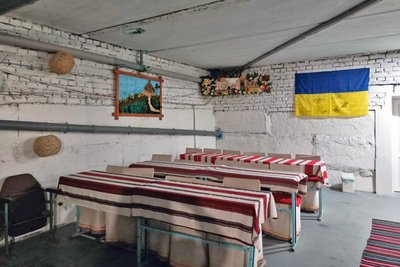 У центрі профтехосвіти на Волині облаштували укриття в етностилі
