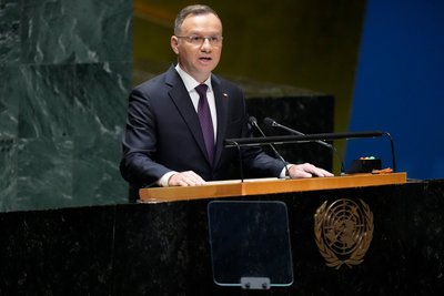 Президент Польщі Анджей Дуда у штаб-квартирі ООН Президент Польщі Анджей Дуда у штаб-квартирі ООН