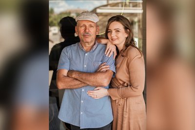 Подруга Наталії Катерина із батьком Олександром Подруга Наталії Катерина із батьком Олександром
