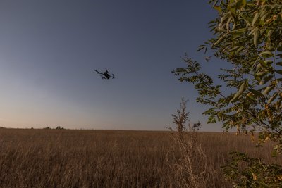 Безпілотник одного з підрозділів механізованої бригади злітає поблизу Роботиного Безпілотник одного з підрозділів механізованої бригади злітає поблизу Роботиного