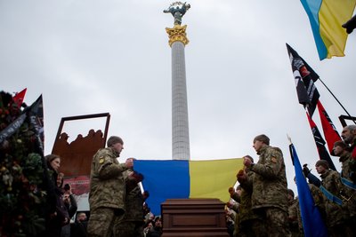У Києві попрощалися з поетом та військовим Максимом "Далі" Кривцовим У Києві попрощалися з поетом та військовим Максимом "Далі" Кривцовим