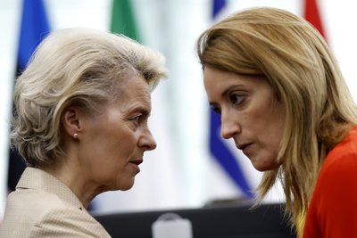 Фон дер Ляєн Мецола Європарламент 15 лютого 2023