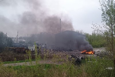 Наслідки російської атаки по Ізюму, 19 квітня 2026 року Наслідки російської атаки по Ізюму, 19 квітня 2026 року