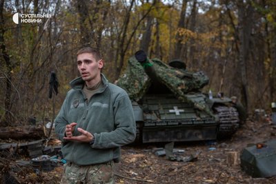 Танкіст з позивним "Лінч" у складі бригади "Азов"