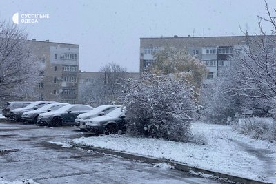 На півночі Одещини випав перший сніг