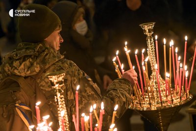 Перше Великоднє богослужіння ПЦУ в Успенському соборі Києво-Печерської Лаври, 16 квітня 2023 року