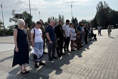 Над Миколаєвом замайорів Прапор надії Над Миколаєвом замайорів Прапор надії