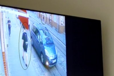 Скріншот з відео камер спостереження Скріншот з відео камер спостереження