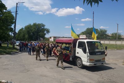 Похорон Григорія Лазарєва, військового із Болграда Похорон Григорія Лазарєва, військового із Болграда