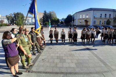 У Житомирі розпочали новий пластовий рік У Житомирі розпочали новий пластовий рік