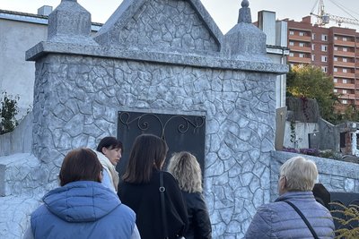 гробівець, людвіг нос, чортків, кладовище