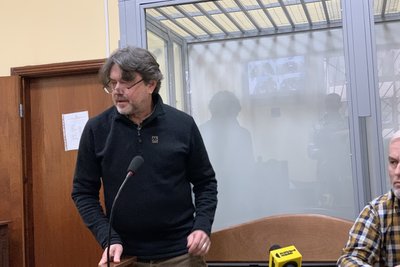 Остап Ступка в Голосіївському райсуді Остап Ступка в Голосіївському райсуді