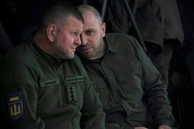 Міністр оборони Рустем Умєров та головнокомандувач ЗСУ Валерій Залужний Міністр оборони Рустем Умєров та головнокомандувач ЗСУ Валерій Залужний