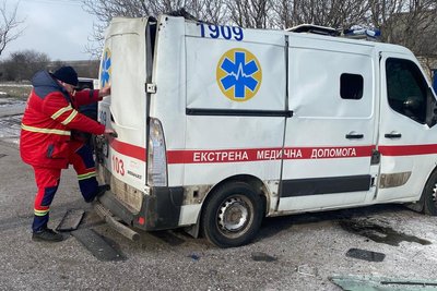 Наслідки влучання дрона у селі Бахтині Борівської громади Ізюмського району, 5 лютого 2026 року Наслідки влучання дрона у селі Бахтині Борівської громади Ізюмського району, 5 лютого 2026 року