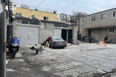 "Черговий акт агресії": в Одесі через падіння дрона зруйнувало будівлю. ФОТО "Черговий акт агресії": в Одесі через падіння дрона зруйнувало будівлю. ФОТО