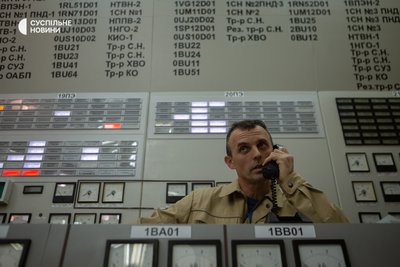 Начальник зміни електричного цеху АЕС Андрій Дешко під час тренувань Начальник зміни електричного цеху АЕС Андрій Дешко під час тренувань