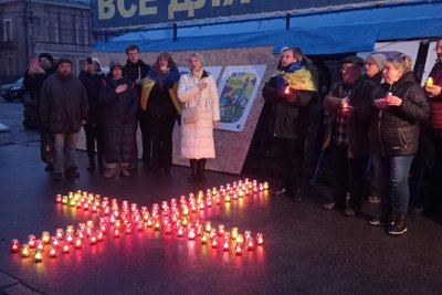 Вшанування пам'ять жертв Голодоморів у Харкові у 2022 році Вшанування пам'ять жертв Голодоморів у Харкові у 2022 році
