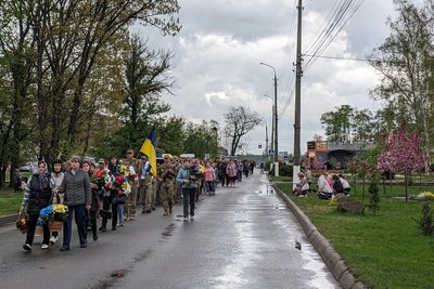 Прощання з військовим Юрій Ткачук зі Славути на Хмельниччині, 15 квітня 2024 Прощання з військовим Юрій Ткачук зі Славути на Хмельниччині, 15 квітня 2024