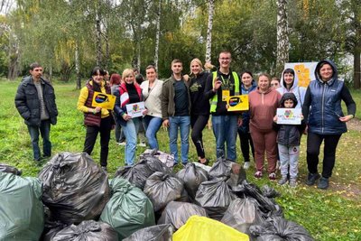Всесвітній день прибирання: 45 мішків сміття зібрали вінничани на Бригантині Всесвітній день прибирання: 45 мішків сміття зібрали вінничани на Бригантині