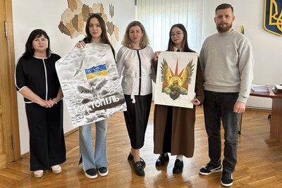У місті на Рівненщині відкрили мурал пам’яті загиблих воїнів громади У місті на Рівненщині відкрили мурал пам’яті загиблих воїнів громади