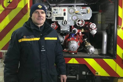 "Для втоми на нашій службі місця немає" — водій ДСНС Житомирської області Євген Андрійчук "Для втоми на нашій службі місця немає" — водій ДСНС Житомирської області Євген Андрійчук