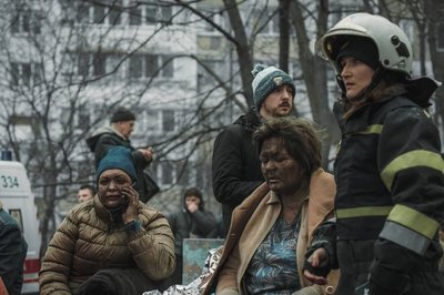 Ракетна атака на Київ. Голосіївський район Ракетна атака на Київ. Голосіївський район