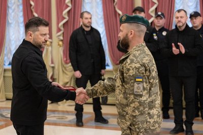 Чотирьом прикордонникам з Волині вручили державні нагороди Чотирьом прикордонникам з Волині вручили державні нагороди