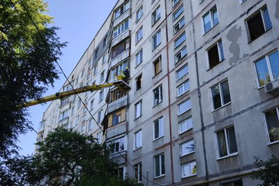 Наслідки атаки БпЛА по Шевченківському району Харкова, 6 липня 2025 року Наслідки атаки БпЛА по Шевченківському району Харкова, 6 липня 2025 року