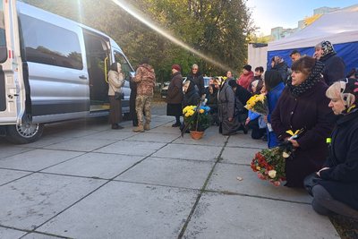 Прощання з Дмитром Ємельяновим у Луцьку