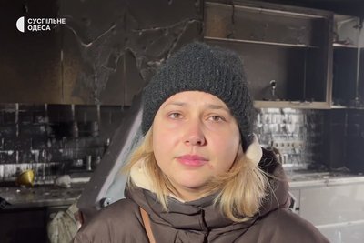 "Слава Богу, вони вчасно поїхали": мешканці пошкодженого будинку в Чорноморську про атаку РФ "Слава Богу, вони вчасно поїхали": мешканці пошкодженого будинку в Чорноморську про атаку РФ