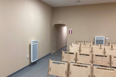 Укриття в харківській спецшколі ім. Короленка обладнали коштом спонсорів Укриття в харківській спецшколі ім. Короленка обладнали коштом спонсорів