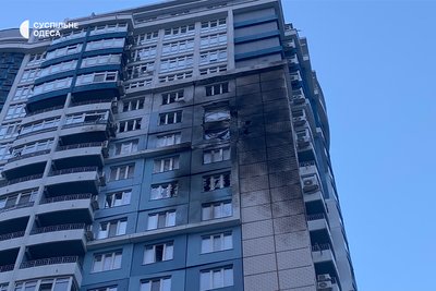 В Одесі через атаку РФ пошкодження зафіксували у трьох районах міста