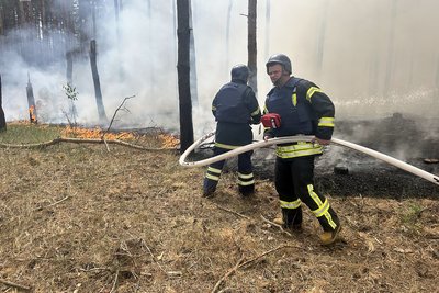 Волинські рятувальники розповіли про виконання завдань біля лінії зіткнення на Донеччині Волинські рятувальники розповіли про виконання завдань біля лінії зіткнення на Донеччині