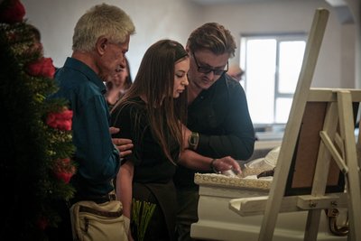 У Сумах попрощалися з трьома загиблими внаслідок атаки КАБ 11 липня У Сумах попрощалися з трьома загиблими внаслідок атаки КАБ 11 липня