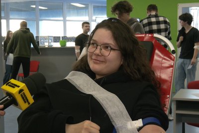 В університеті Житомира влаштували виїзний збір крові В університеті Житомира влаштували виїзний збір крові
