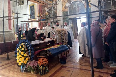 Прощання з В'ячеславом Горюновим у Луцьку Прощання з В'ячеславом Горюновим у Луцьку