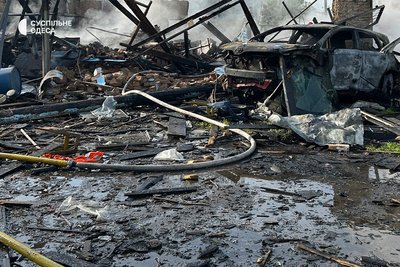 Який вигляд має СТО після удару РФ в Ізмаїлі: фото наслідків атаки Який вигляд має СТО після удару РФ в Ізмаїлі: фото наслідків атаки