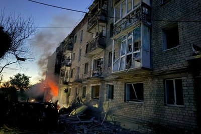 Нічна атака безпілотників на Балаклію Нічна атака безпілотників на Балаклію