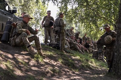 Бійці 58-ї окремої мотопіхотної бригади імені Виговського Бійці 58-ї окремої мотопіхотної бригади імені Виговського