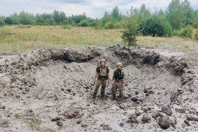 На Житомирщині знайшли бойову частину російського БпЛА із 50 кілограмами вибухівки На Житомирщині знайшли бойову частину російського БпЛА із 50 кілограмами вибухівки