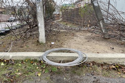 Херсон, повалені дерева, дроти електропередач Херсон, повалені дерева, дроти електропередач