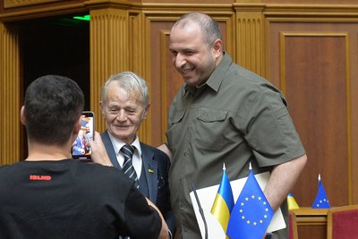 Рустем Умєров та Мустафа Джемілєв Рустем Умєров та Мустафа Джемілєв
