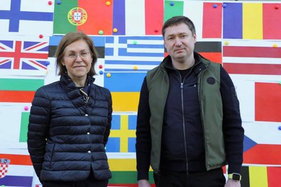 Ханнелоре Вальєр та очільник ЛОВА Максим Козицький Ханнелоре Вальєр та очільник ЛОВА Максим Козицький