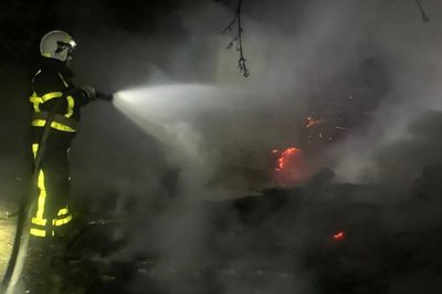 Під час гасіння пожежі в Житомирському районі рятувальники виявили тіло людини Під час гасіння пожежі в Житомирському районі рятувальники виявили тіло людини