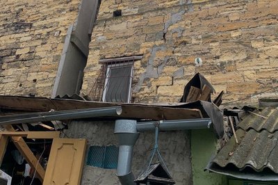 В Одесі обвалились стіна та димар житлового будинку В Одесі обвалились стіна та димар житлового будинку